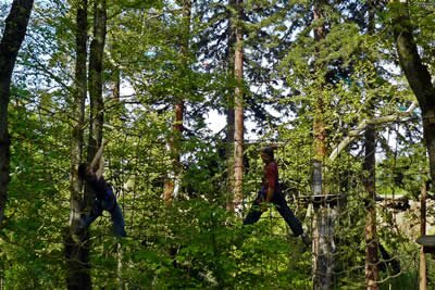 Acrobranches parcours adultes en Ariège : Séquoia Vertigo